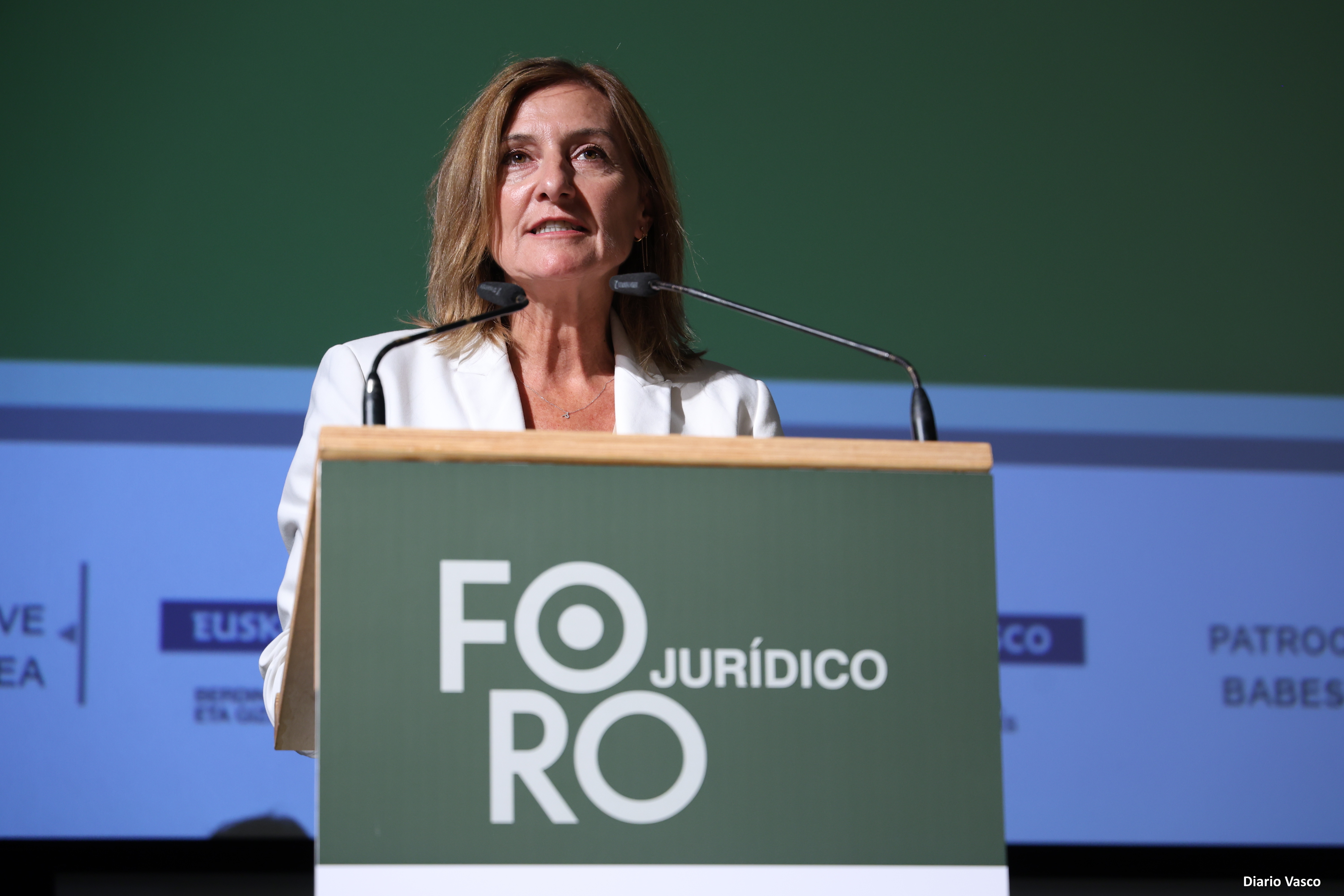 Patricia Bárcena en el V Foro Jurídico de Gipuzkoa