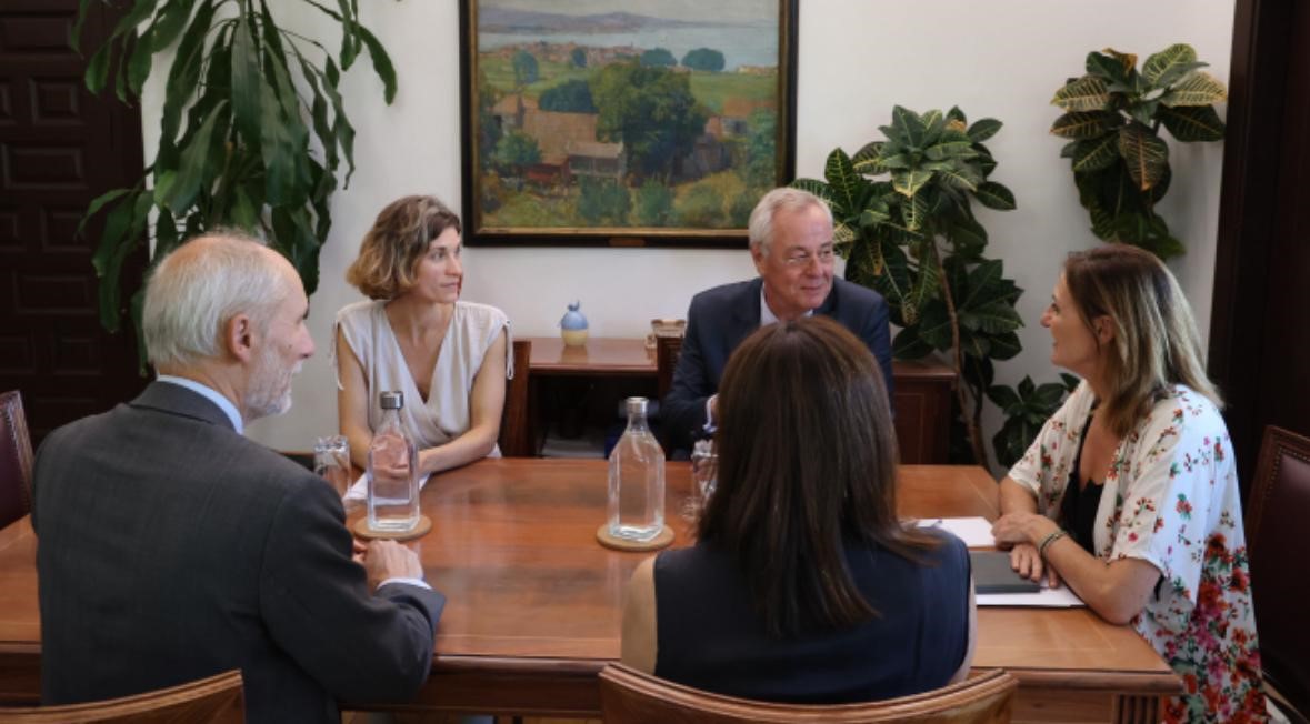 Patricia Bárcena mantiene un encuentro con representantes de la Comisión Europea en materia de migración y asilo